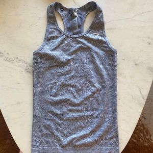 Gymshark Vital Seamless Vest/Tank - Blue Marl - S